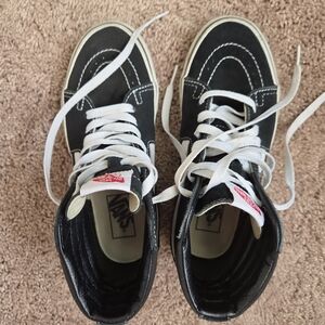 Vans Sk8-Hi Classic Black & White High-Top Sneakers